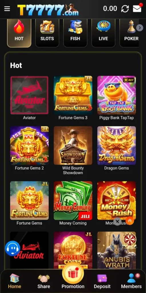T7777 game