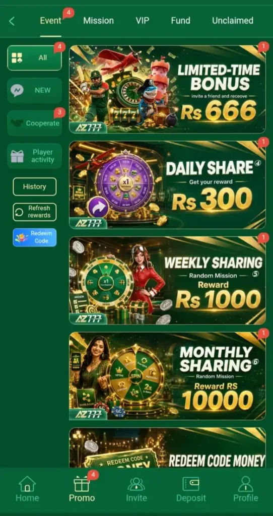 Az777 deposit
